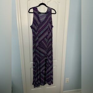 NWOT Susan Graver liquid knit maxi dress